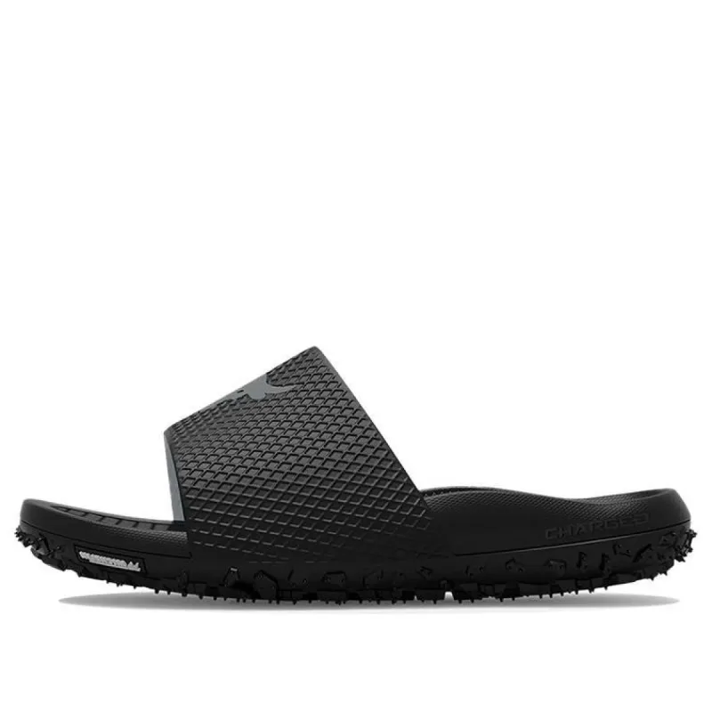 Under Armour Project Rock Slide 'Black Pitch Grey' 3025237-001 sold by KicksCrew