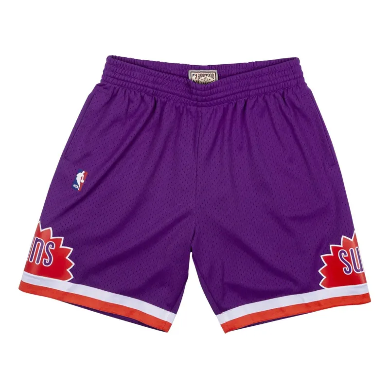 Mitchell & Ness x NBA Phoenix Suns 1991-92 Swingman Shorts 'Purple' SMSHCP19235-PSUPURP91 sold by KicksCrew