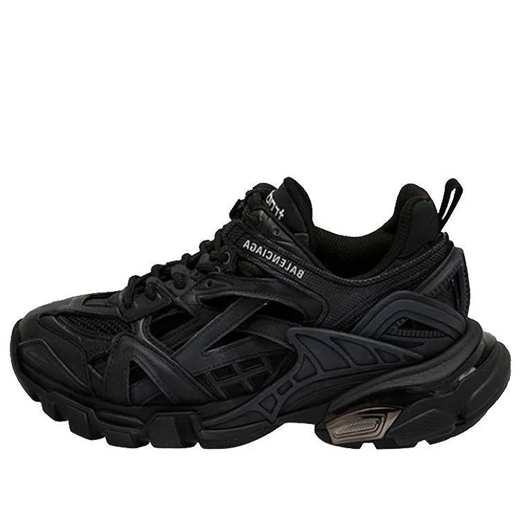 (WMNS) Balenciaga Track 2.0 Sneakers 'Black' 568615W2MA11000 sold by KicksCrew