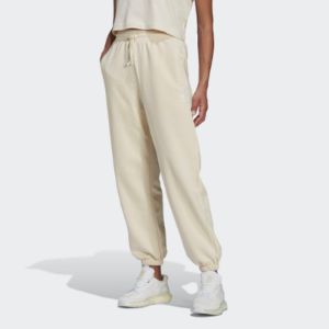 (WMNS) Adidas Sweat Pants 'White' HU1623 sold by KicksCrew