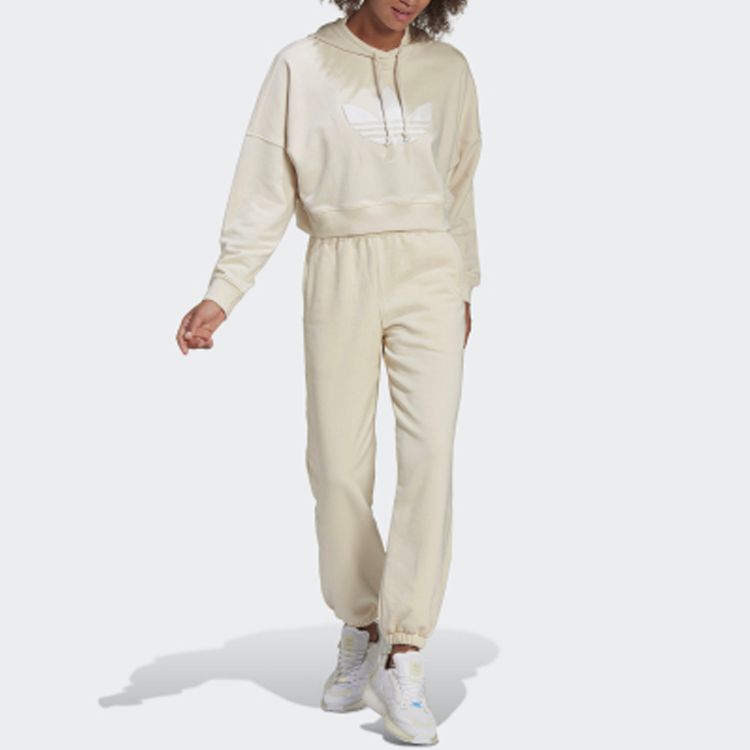 (WMNS) Adidas Sweat Pants 'White' HU1623 sold by KicksCrew product image thumbnail 2