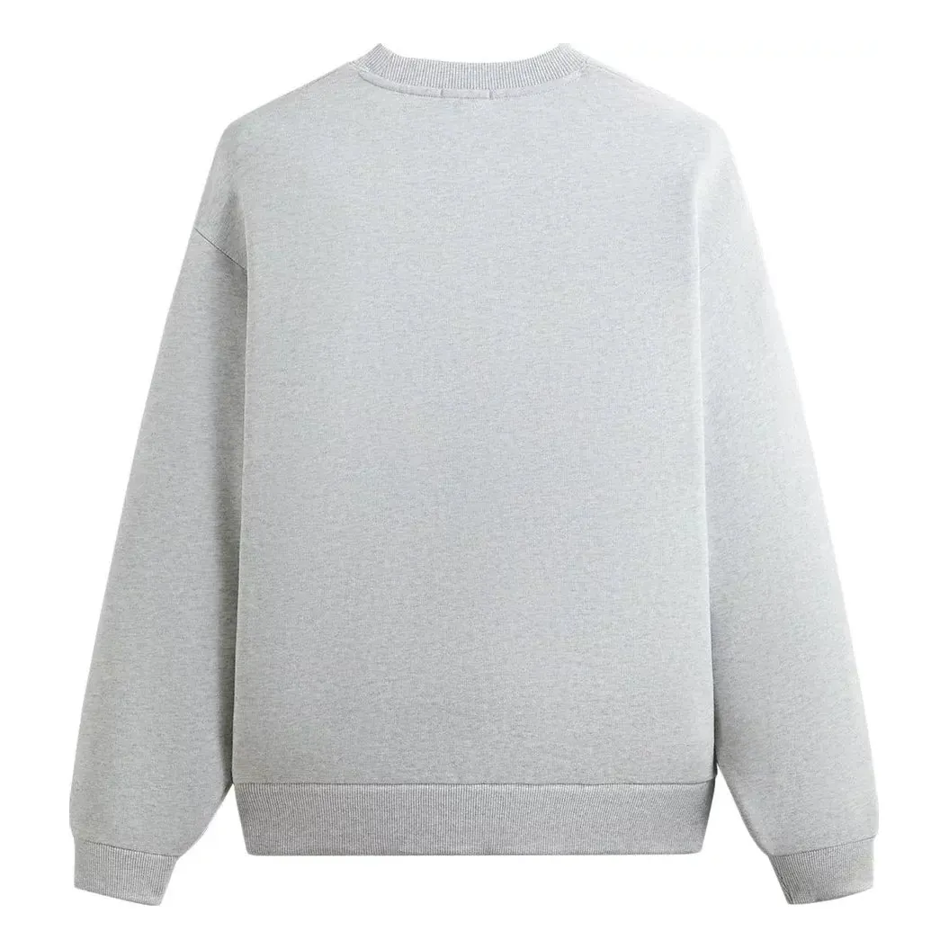 KITH SS24 x New York Botanical Garden Logo Nelson Crewneck 'Light Heather Grey' KHM032117-002 sold by KicksCrew product image thumbnail 2