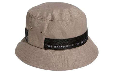 Adidas Essentials Bucket Hat 'Tan Black' H64820 sold by KicksCrew