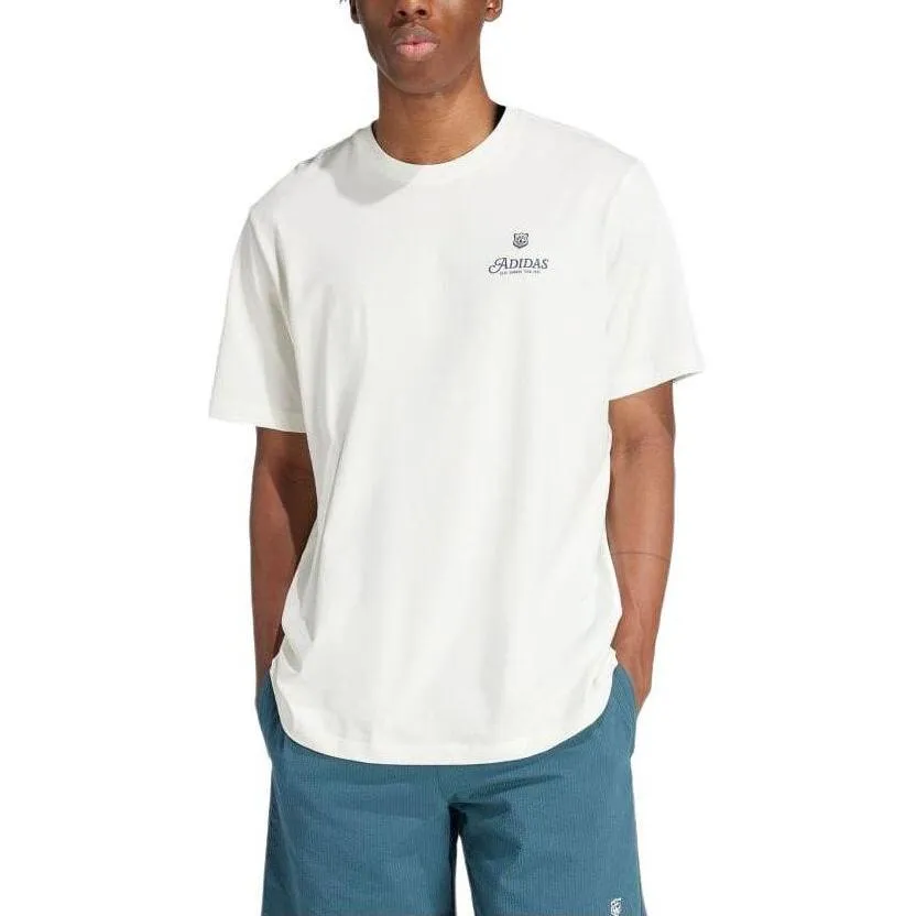 adidas Graphic Fire Trefoil T-shirt 'Beige' IS2937 sold by KicksCrew product image thumbnail 3