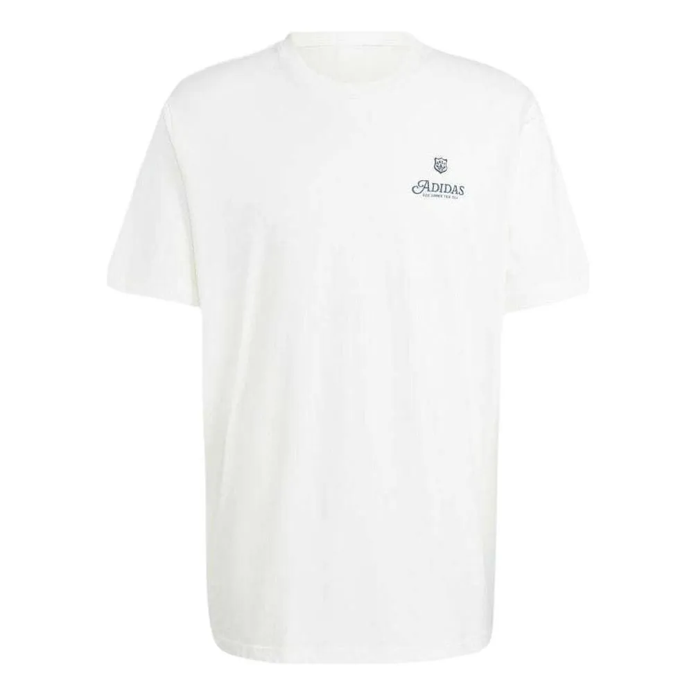 adidas Graphic Fire Trefoil T-shirt 'Beige' IS2937 sold by KicksCrew