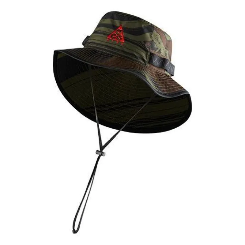 Nike ACG Bucket Hat Mt. Fuji Camo CU6530 325 XS/S Tailwind Aerobill Trail 'Green' CU6530-325 sold by KicksCrew