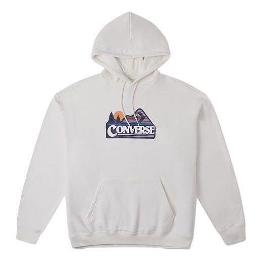 Converse Elevated Logo Graphic OS Heavyweght Hoodie 'White' 10026526-A03 sold by KicksCrew