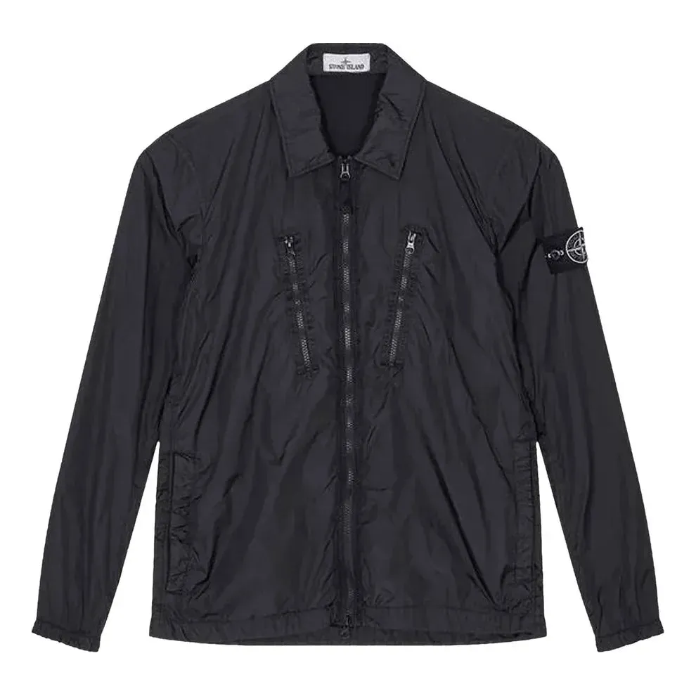 STONE ISLAND Overshirt 'Black' 751510523-V0029 sold by KicksCrew