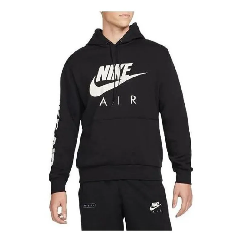 Nike Air Fleece Pullover Hoodie 'Brushed-Back' DM5202-010 sold by KicksCrew