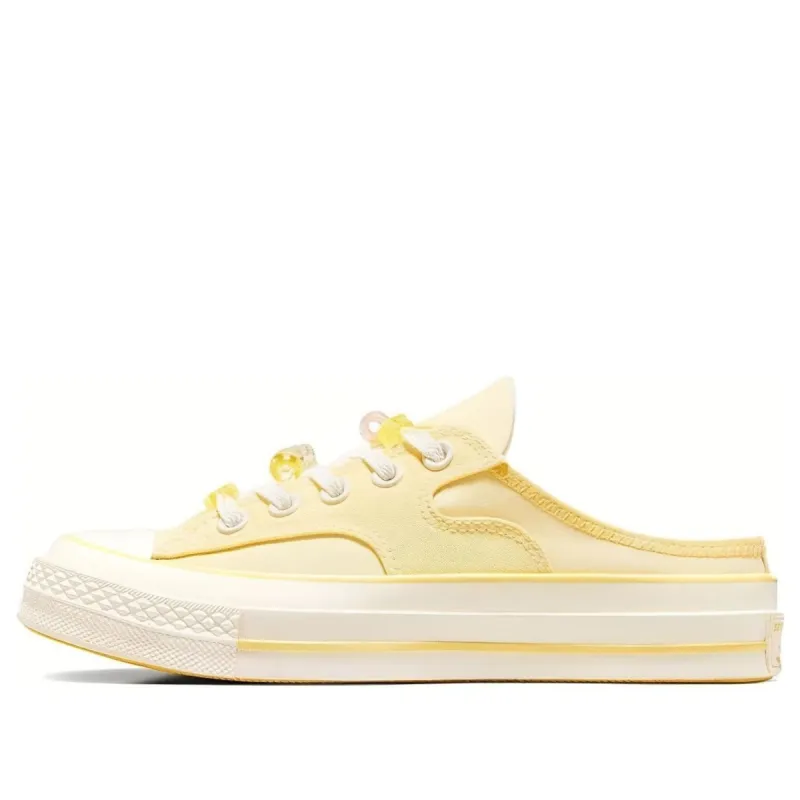 (WMNS) Converse Chuck 70 Mule Slip 'Yellow White' A10071C sold by KicksCrew