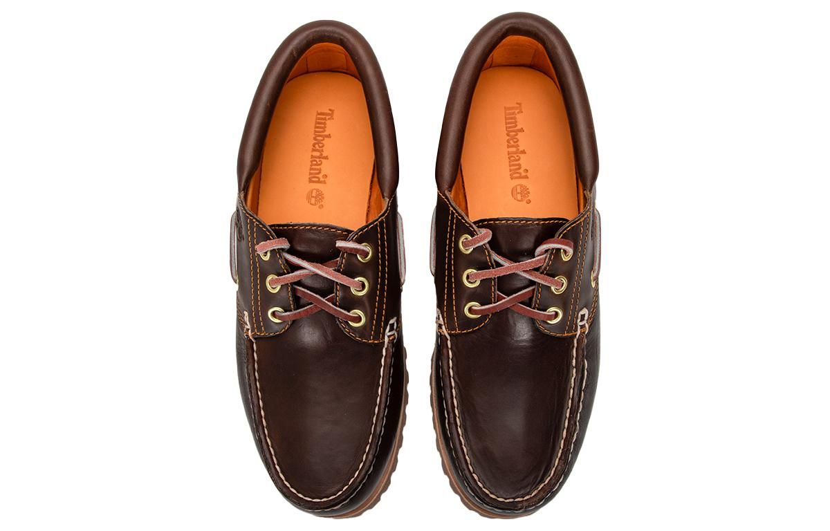 Timberland 3-Eye Lug Handsewn Boat Shoe 'Brown' 30003214 sold by KicksCrew product image thumbnail 3