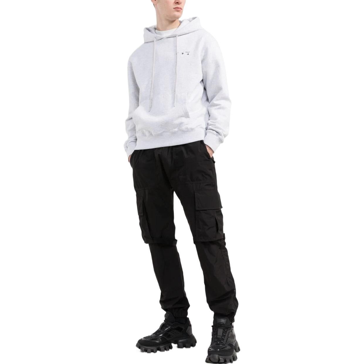 Off-White Straight-leg Cargo Trousers 'Black' OMCF031C99FAB0021010 sold by KicksCrew product image thumbnail 2