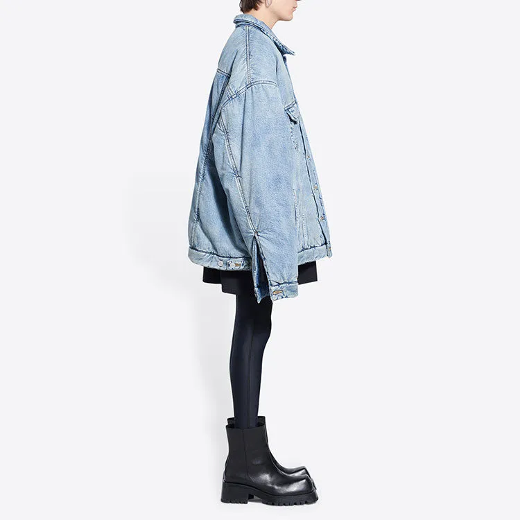 Balenciaga Padded Jacket 'Indigo' 681689TJW924012 sold by KicksCrew product image thumbnail 4