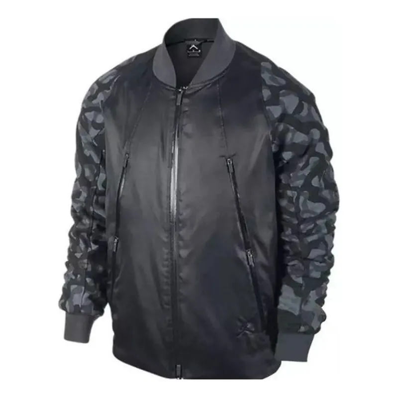 Air Jordan Flight Hall Of Fame Basketball Jacket 'Black' 716847-010 sold by KicksCrew