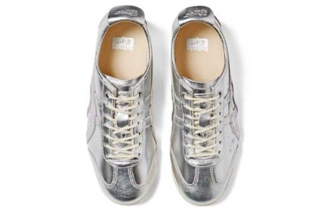 (WMNS) Onitsuka Tiger MEXICO 66 Shoes 'Pure Silver' 1183C090-700 sold by KicksCrew