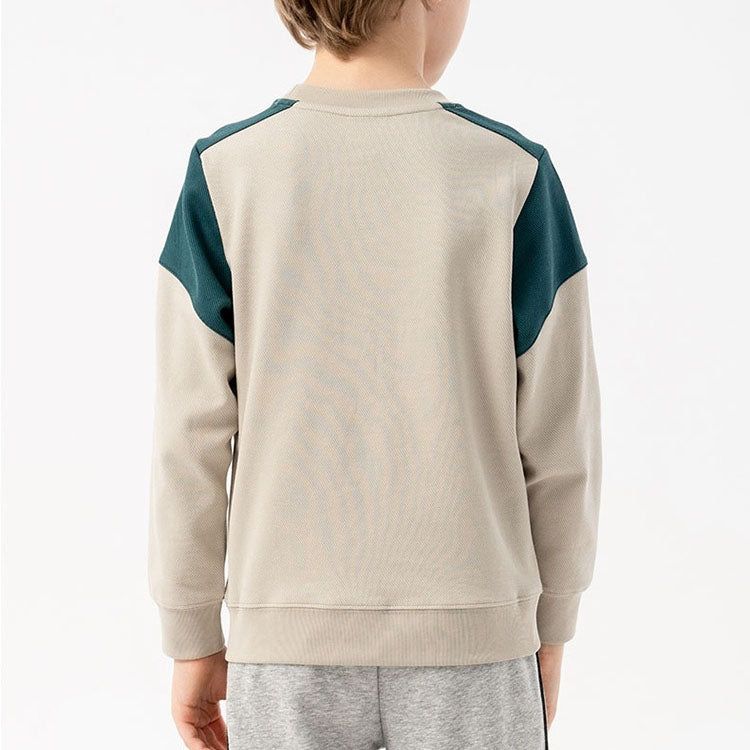 (GS) Mizuno Logo Casual Sweater 'Beige' 32CA3916 sold by KicksCrew product image thumbnail 3