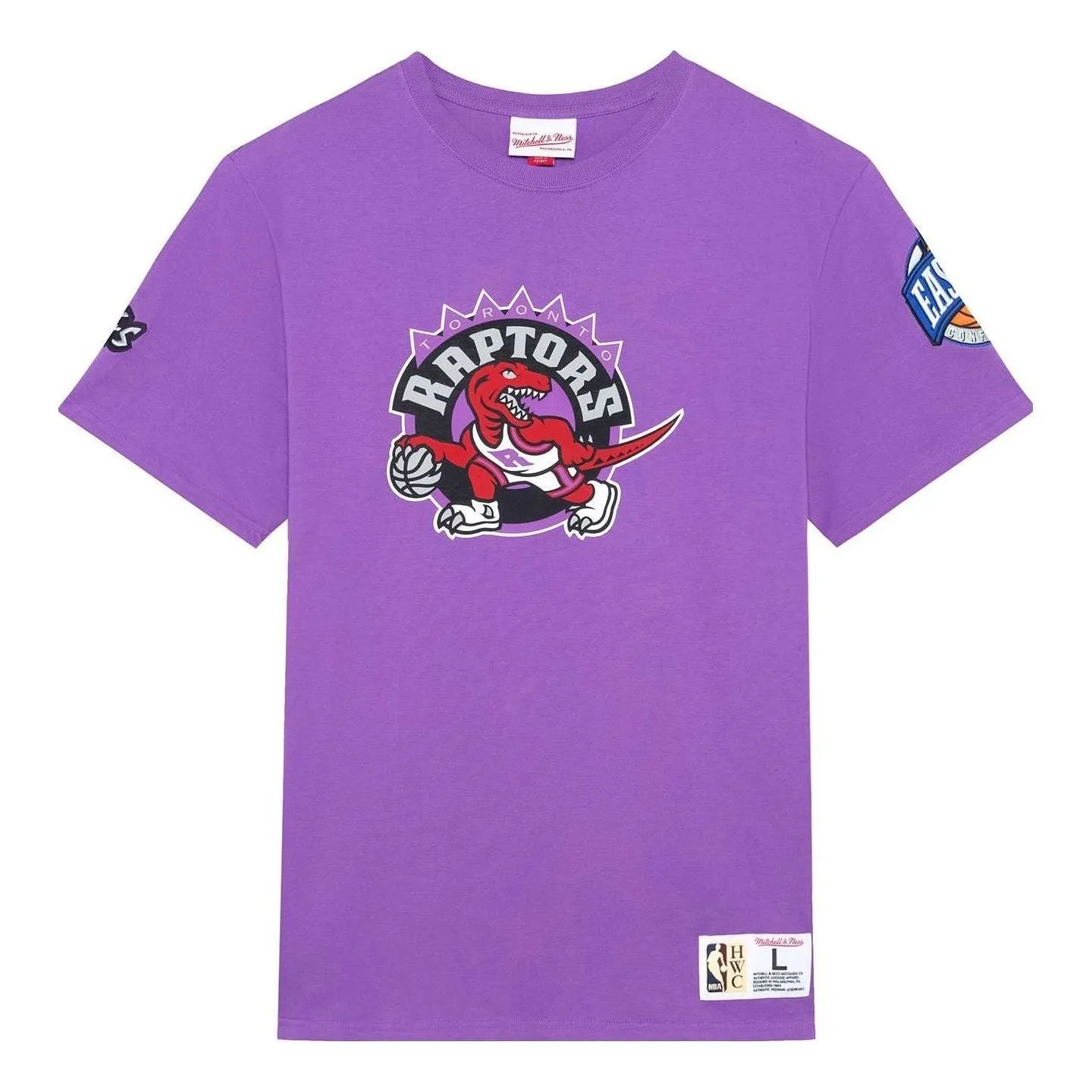 Mitchell & Ness x NBA Origins T-shirt 'Toronto Raptors' TCRW4852-TRAYYPPPPURP sold by KicksCrew
