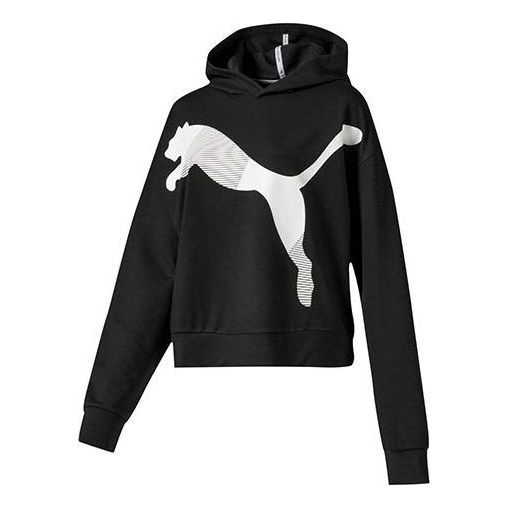(WMNS) Puma Athletic Hoodie 'Black' 581034-01 sold by KicksCrew