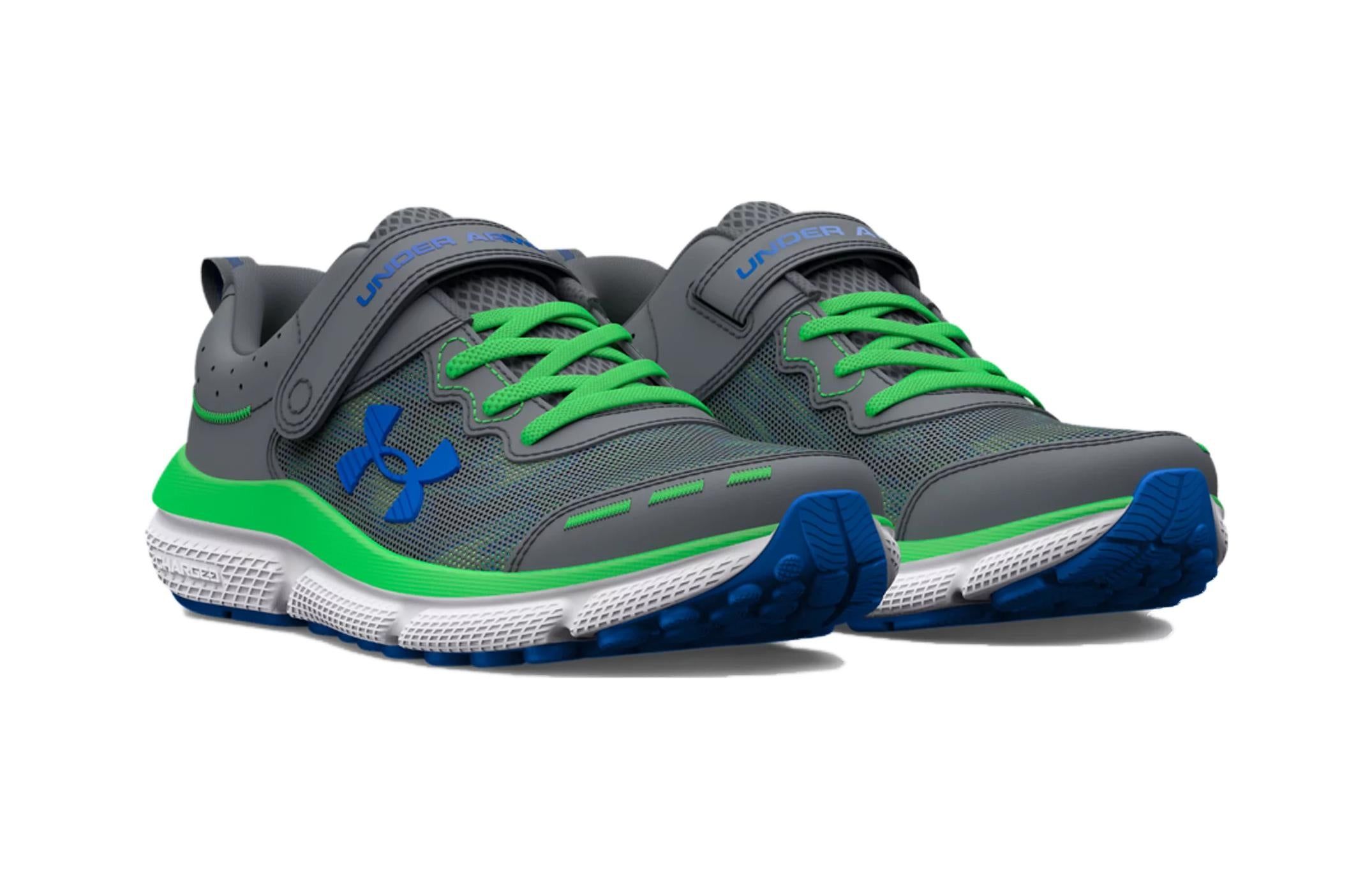 (PS) Under Armour Assert 10 AC Laser 'Pitch Grey Green Screen' 3026787-100 sold by KicksCrew product image thumbnail 4