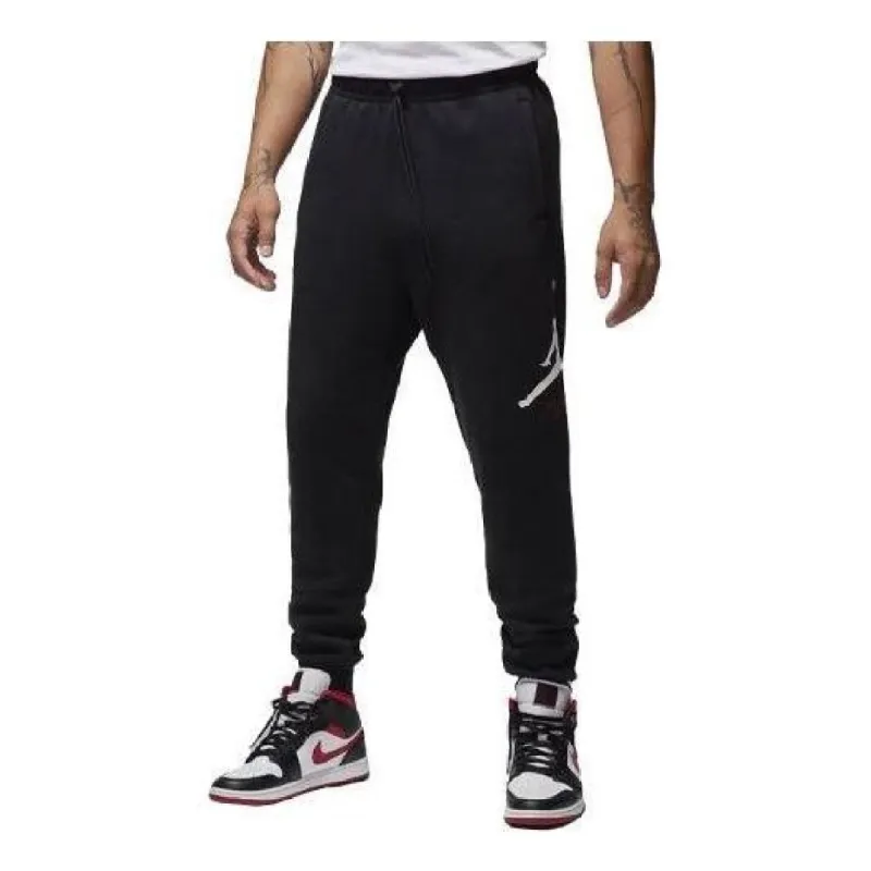 Air Jordan Essentials Fleece Baseline Pants 'Black' FD7345-010 sold by KicksCrew