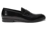 PRADA Brushed Leather Loafers 'Black' 2DB161_P39_F0002_F_X001 sold by KicksCrew