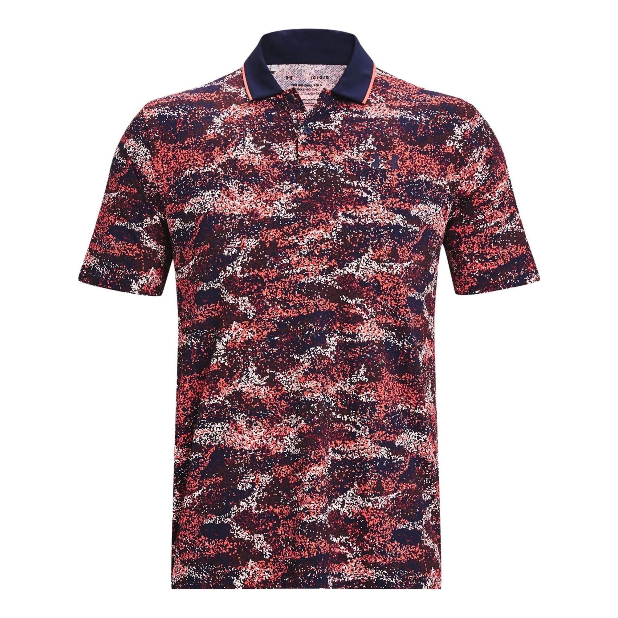 Under Armour Iso-Chill Edge Polo Shirt 'Red Navy' 1377365-410 sold by KicksCrew