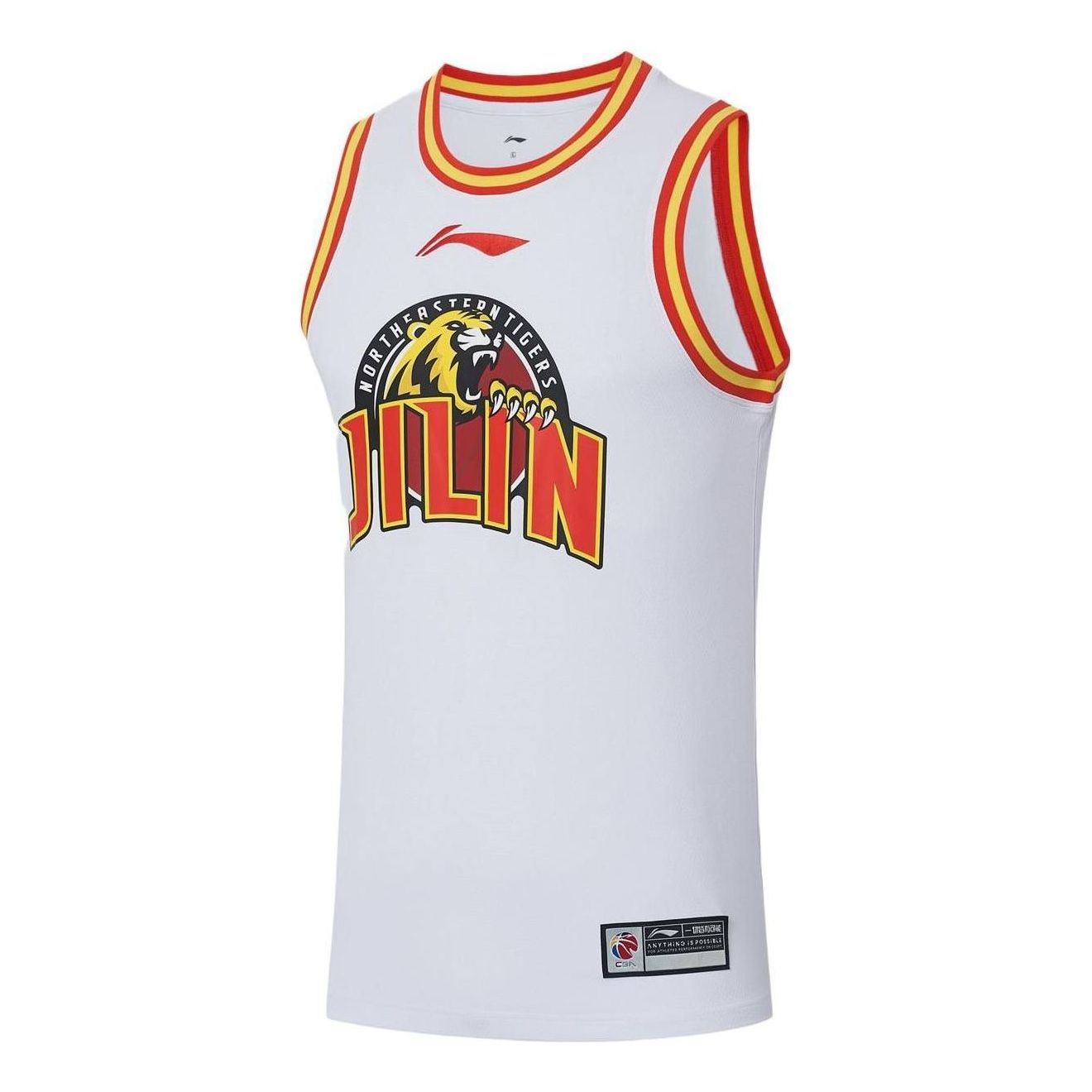Li-Ning CBA Jilin Northeast Tigers Basketball Jersey 'White' AAYS403-1 sold by KicksCrew