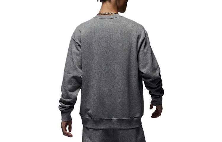 Air Jordan Essentials Logo Sweatshirt 'Grey White' FB6935-091 sold by KicksCrew product image thumbnail 2