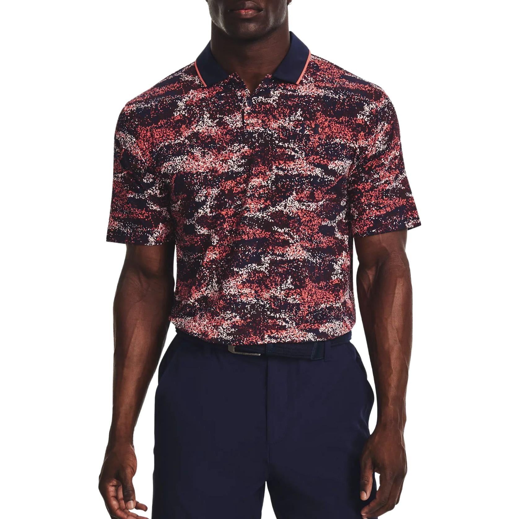 Under Armour Iso-Chill Edge Polo Shirt 'Red Navy' 1377365-410 sold by KicksCrew product image thumbnail 4