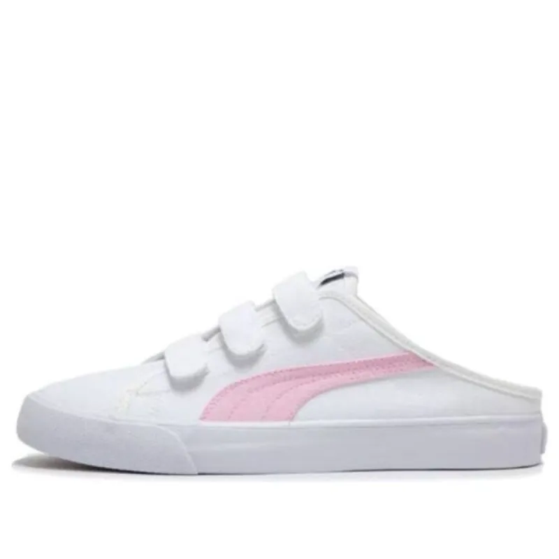 (WMNS) Puma Bari Mule Velcro 'White Pink' 394289-03 sold by KicksCrew