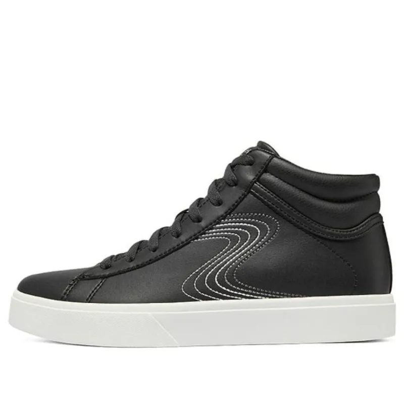(WMNS) Skechers Casual High Top Shoes 'Black White' 185007-BKW sold by KicksCrew