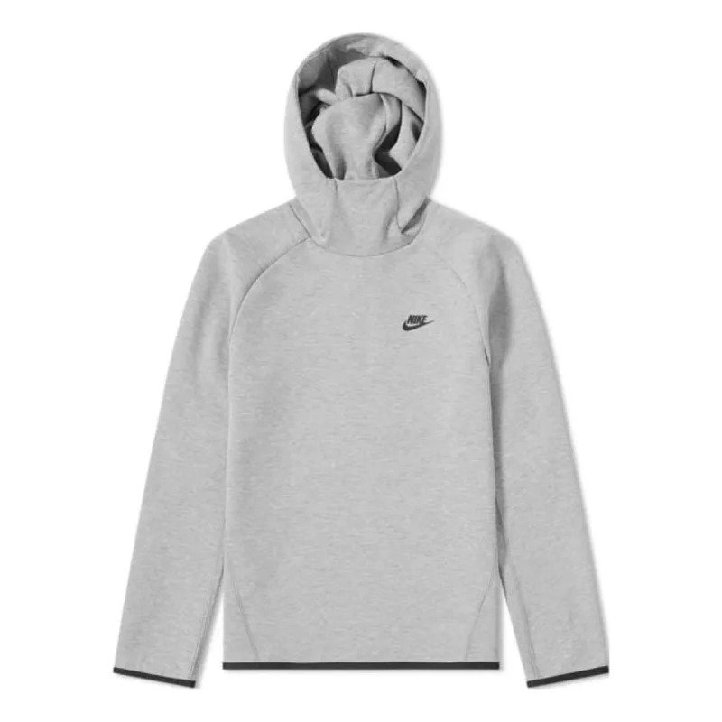 NIKE Sportswear Tech Fleece Pullover Hoodie 'Grey Black' 928487-063 sold by KicksCrew