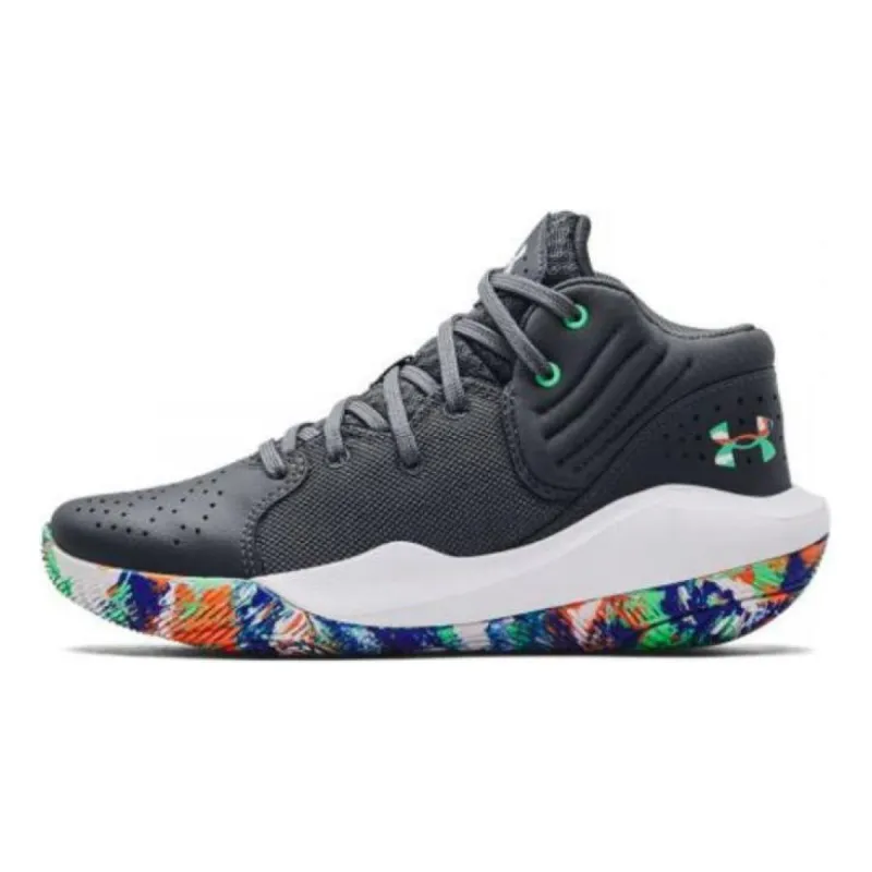 (GS) Under Armour Jet '21 'Pitch Grey Antifreeze' 3024794-111 sold by KicksCrew