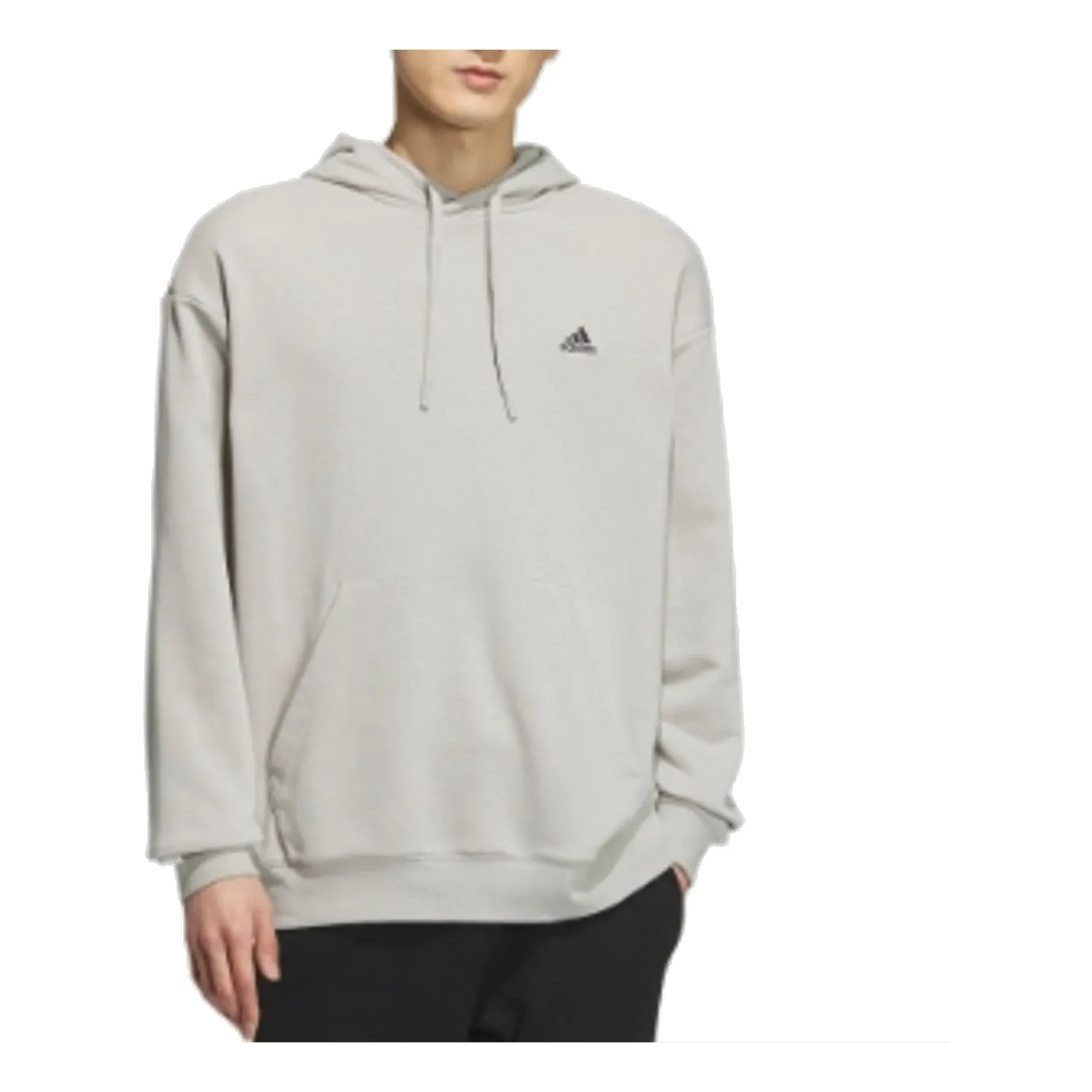 adidas Logo Sweat Hoodie 'White' IV7592 sold by KicksCrew product image thumbnail 2