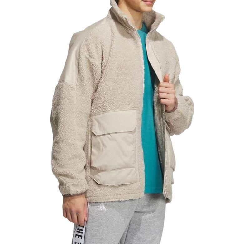 Adidas Warding Oversized Boa Full-Zip Jacket (Gender Neutral) 'White' IK7342 sold by KicksCrew product image thumbnail 4