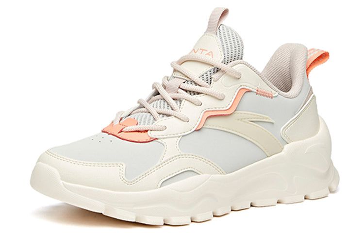 (WMNS) ANTA Retro Running Shoes 'White Grey Orange' 922027022-6 sold by KicksCrew product image thumbnail 2