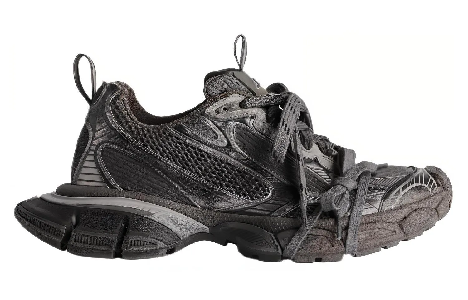 (WMNS) Balenciaga 3XL Sneakers 'Grey Brown Mesh' 734731W3XL72200 sold by KicksCrew product image thumbnail 2