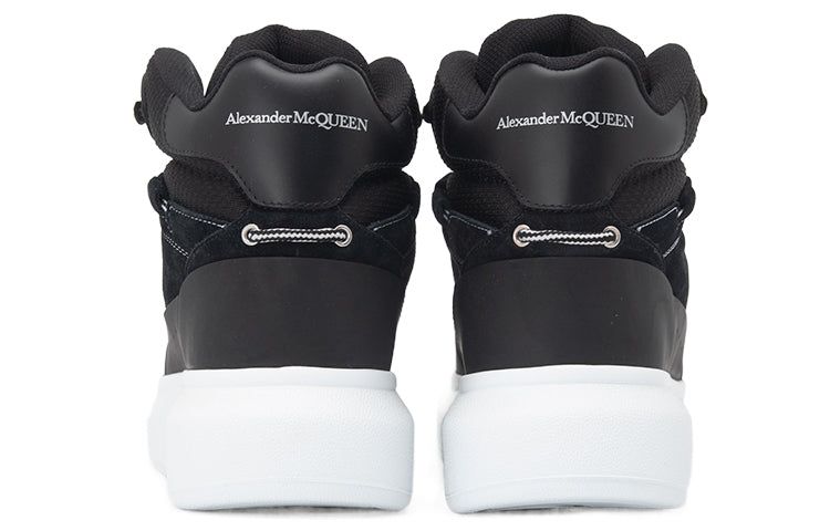Alexander McQueen Larry High-Top Sneakers 'Black White' 682498WIBN71070 sold by KicksCrew product image thumbnail 4