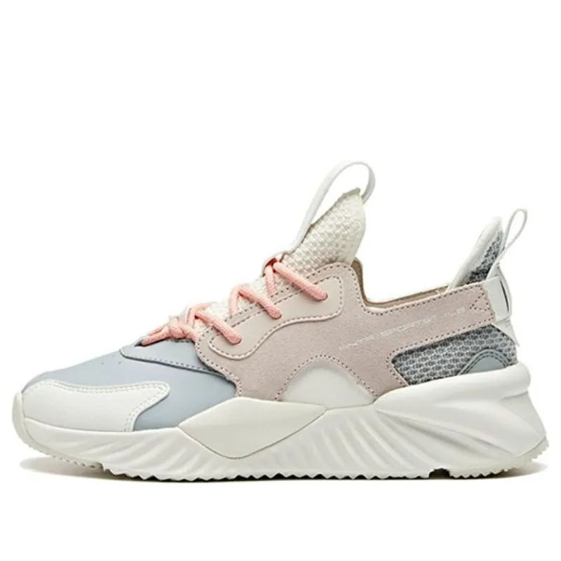 (WMNS) ANTA Life Series Sneakers 'White Pink Blue' 922018803-1 sold by KicksCrew