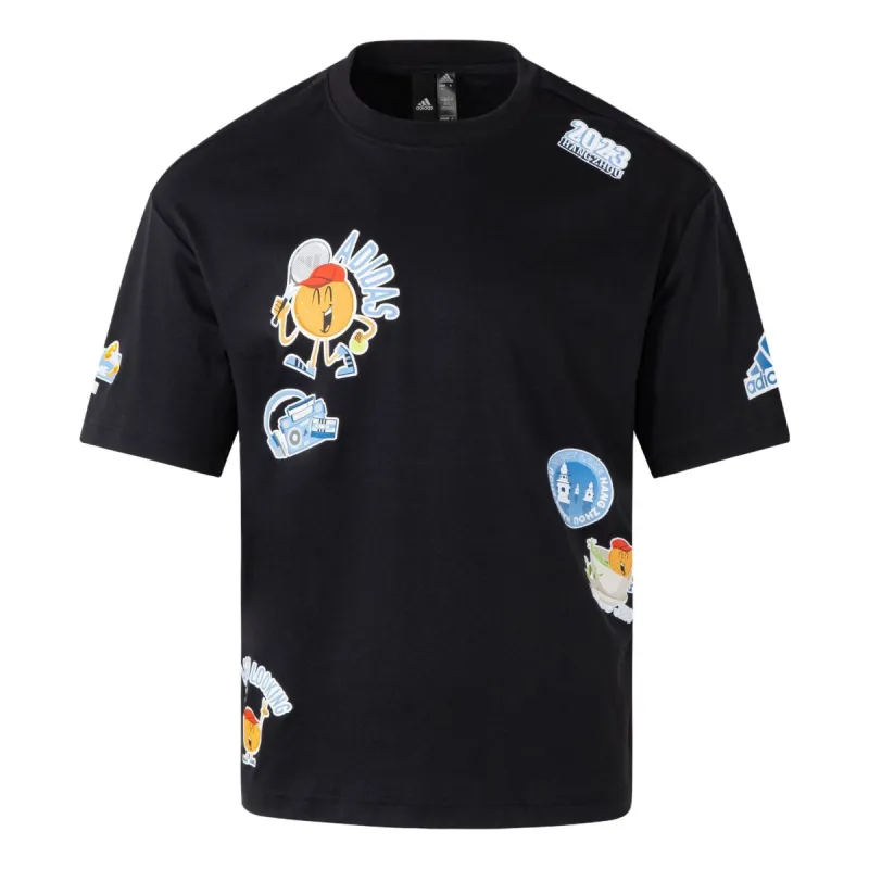 adidas Hangzhou Wuyibing Collab T-Shirt 'Black' JE0950 sold by KicksCrew