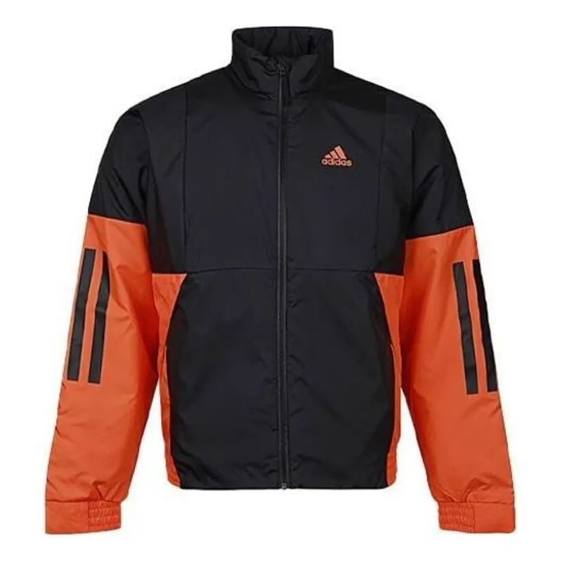 adidas Back to Sport Lite Thermal Jacket 'Black Orange' FT2440 sold by KicksCrew