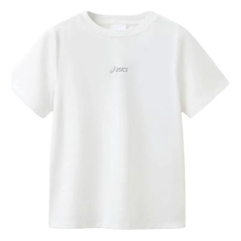 (GS) ASICS Casual T-shirt 'White' 332241173087 sold by KicksCrew