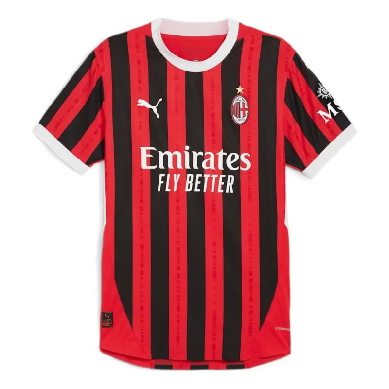 PUMA AC Milan 24/25 Authentic Home Football Jersey 'Red Black' 774949-01 sold by KicksCrew