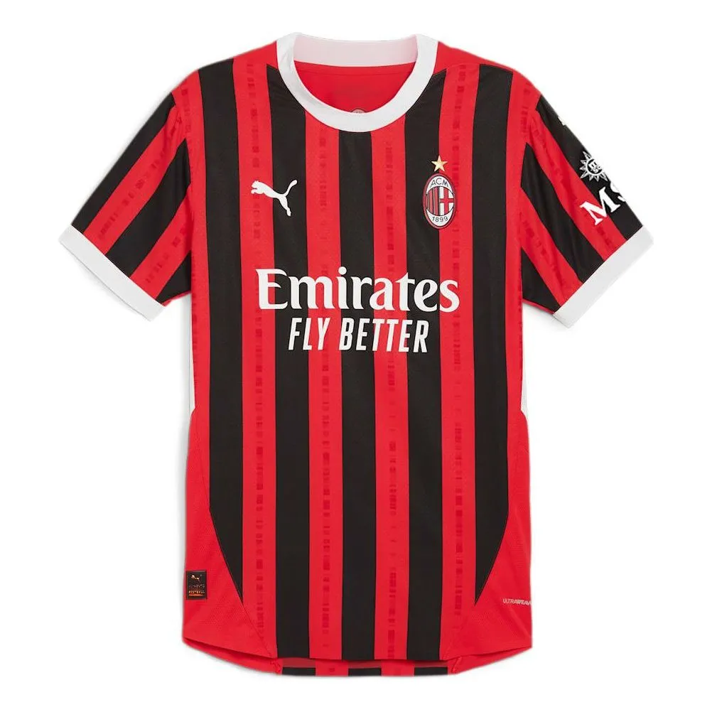 PUMA AC Milan 24/25 Authentic Home Football Jersey 'Red Black' 774949-01 sold by KicksCrew