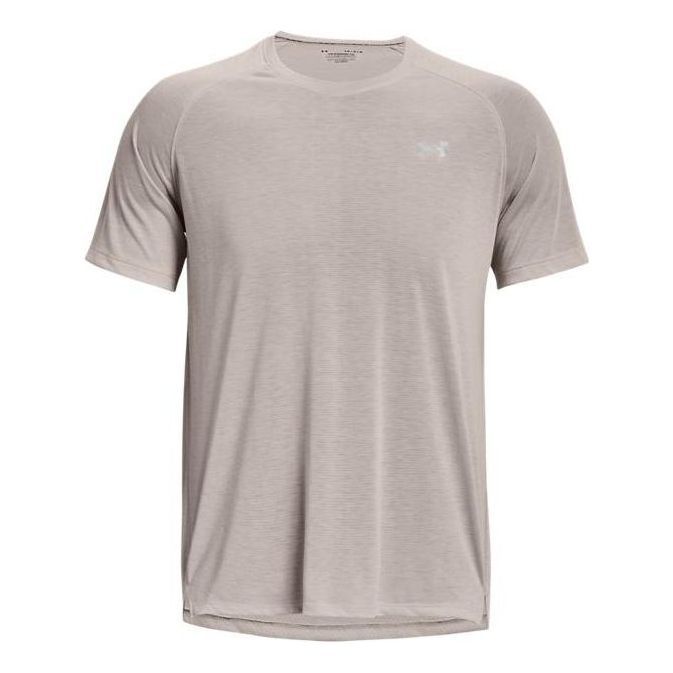 Under Armour Streaker Running T-Shirt 'Beige Grey' 1361469-592 sold by KicksCrew