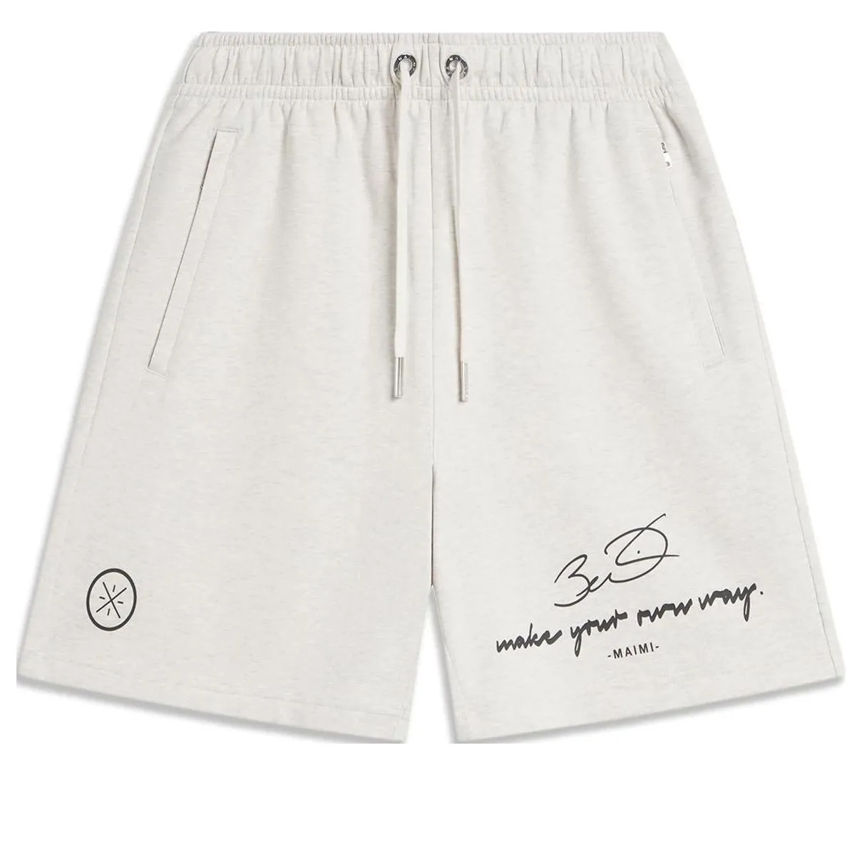 Li-Ning Way Of Wade Graphic Shorts 'Beige' AKSU371-5 sold by KicksCrew