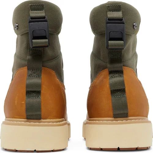 (WMNS) Timberland Raywood 6 Inch EK+ Waterproof Boots 'Wheat Nubuck with Green' A42HP231 sold by KicksCrew product image thumbnail 4