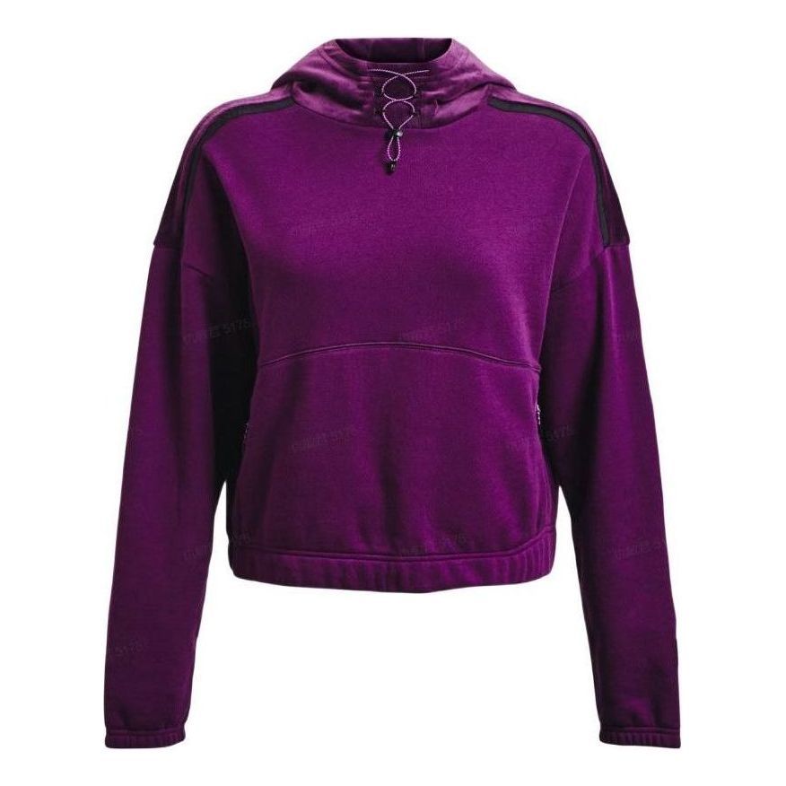 (WMNS) Under Armour Journey Fleece Hoodie 'Purple' 1373975-514 sold by KicksCrew