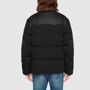 Gucci Down Jacket With Detachable Sleeves 'Black' 641311-Z8AMD-1043 sold by KicksCrew