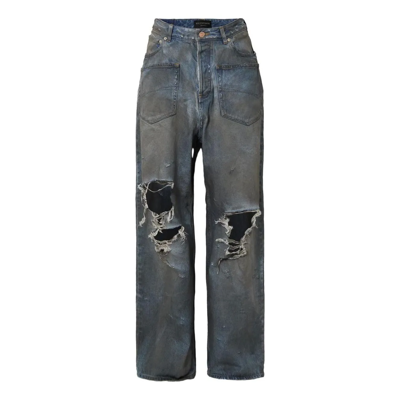【BALENCIAGA】Patched ポケット Baggy ジーンズ Balenciaga Patched Pockets Baggy Jeans | Saks Fifth Avenue